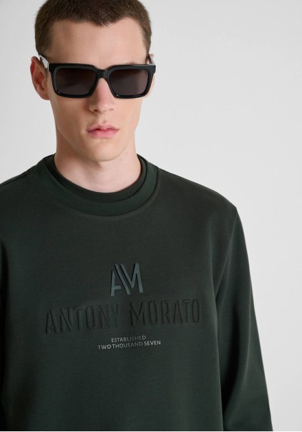Sudadera Antony Morato Forest Green logo