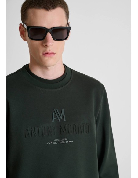 Sudadera Antony Morato Forest Green logo
