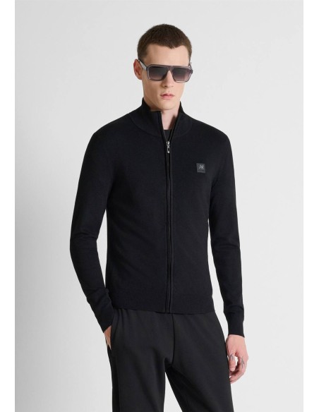 Cardigan Antony Morato negro - vista frontal