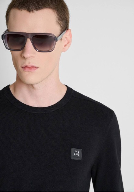 Jersey Antony Morato negro basico Jersey Antony Morato negro basico