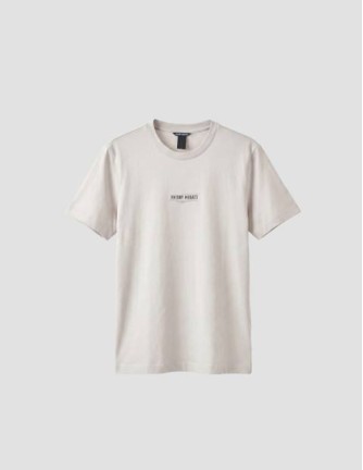 Camiseta Antony Morato beig con logo estampado en pecho