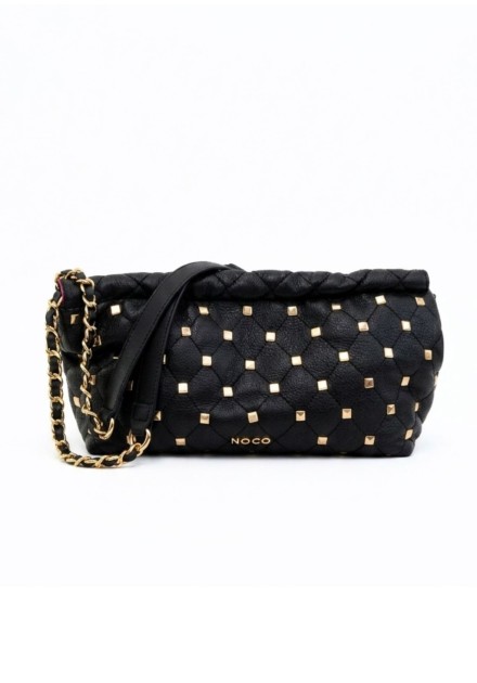 Bolso Noco baguette tachuelas negro