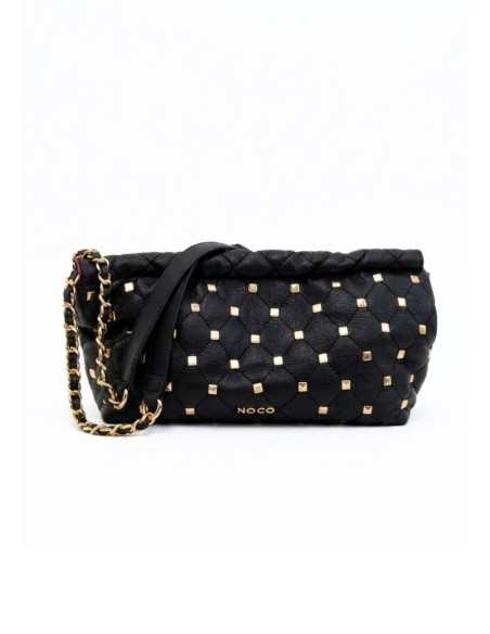Bolso Noco baguette tachuelas negro