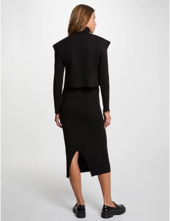 Vestido Morgan Rmilor negro de punto 2
