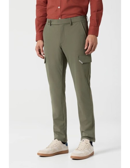 Pantalon Williot kaki cargo tecnico
