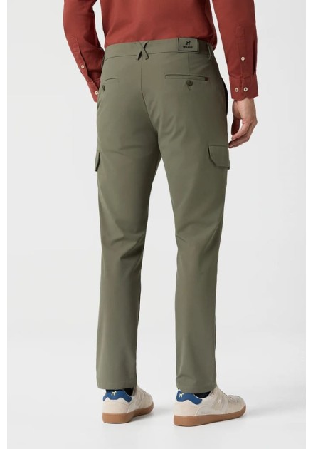 Pantalon Williot kaki cargo tecnico elastico