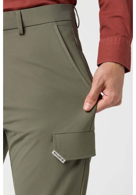 Pantalon Williot cargo kaki tecnico