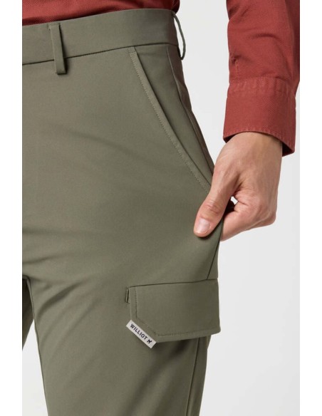 Pantalon Williot cargo kaki tecnico