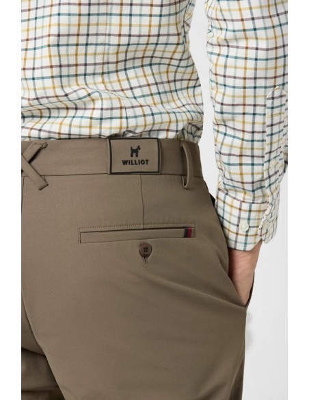 Pantalon Williot Taupe tecnico elastico