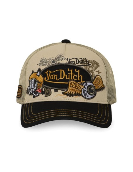 Gorra Von Dutch Patches 19 beig