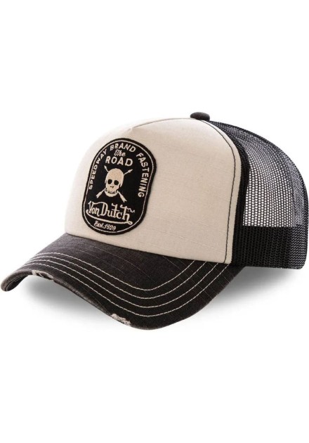 Gorra Von Dutch Crew 7 beig visera negra Gorra Von Dutch Crew 7 beig visera negra