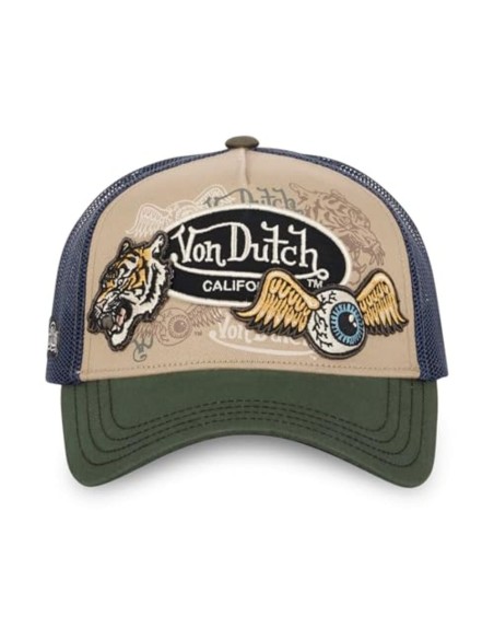Gorra Von DutchPatches 07 beig