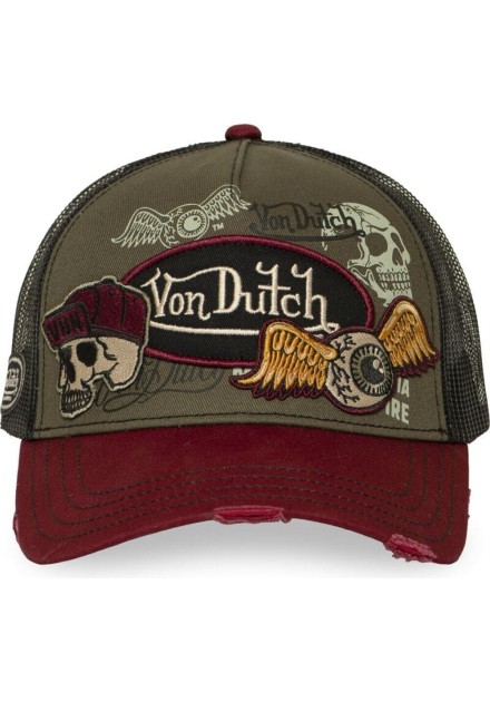 Gorra Von Dutch Patches 17 verde Gorra Von Dutch Patches 17 verde