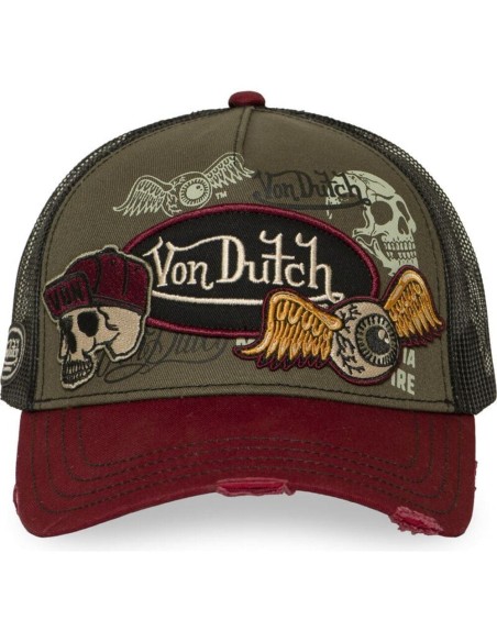 Gorra Von Dutch Patches 17 verde