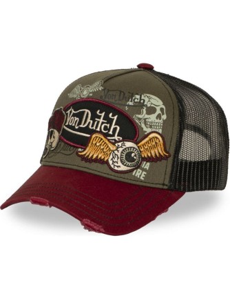 Gorra Von Dutch Patches 17 verde 2