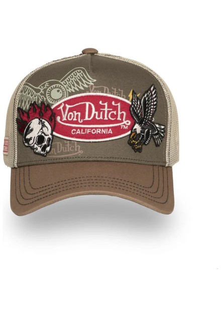 Gorra Von Dutch Patches/12 verde Gorra Von Dutch Patches/12 verde