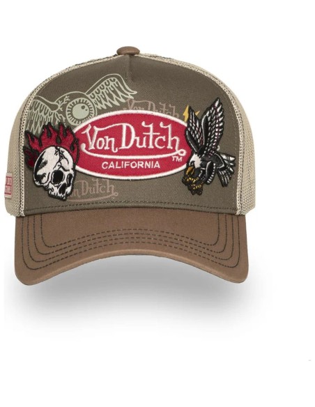 Gorra Von Dutch Patches/12 verde
