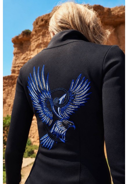 Vestido Falcon Camaleónica by Capriche negro con bordado de águila - imagen 9 Vestido Falcon Camaleónica by Capriche negro con bordado de águila - imagen 9