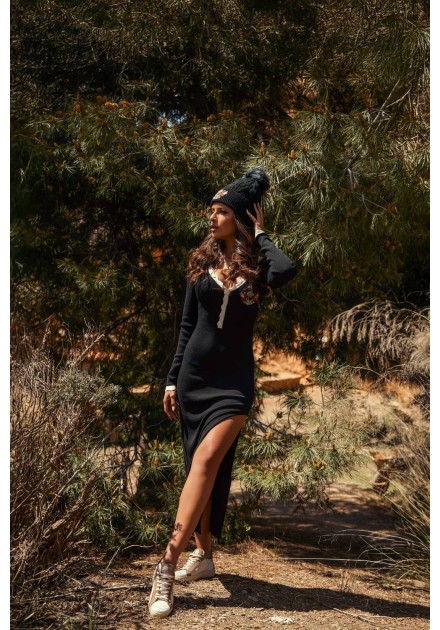 Vestido largo Valeen Camaleónica by Capriche negro con abertura - imagen 7 Vestido largo Valeen Camaleónica by Capriche negro con abertura - imagen 7