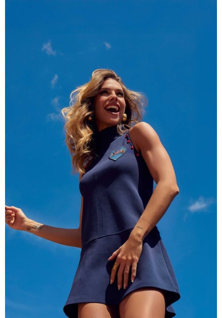 Vestido sin mangas Mounten Camaleónica by Capriche azul marino - imagen 6 Vestido sin mangas Mounten Camaleónica by Capriche azul marino - imagen 6