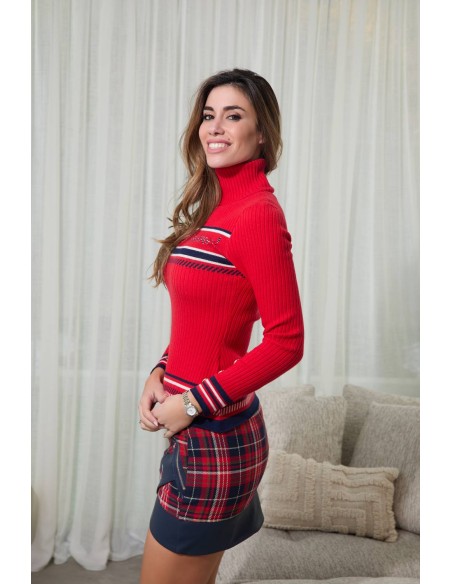 Jersey cuello alto Hawklyn Camaleónica by Capriche rojo - imagen 2