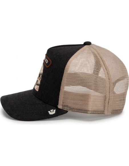 Gorra Goorin Cancelled Denim Rocker visera beige
