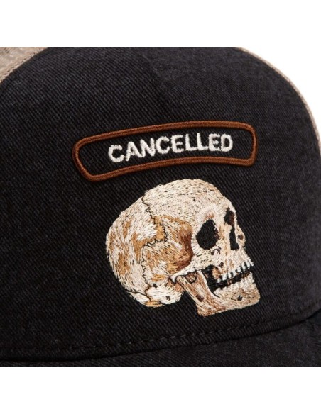 Gorra Goorin Cancelled Denim Rocker calavera