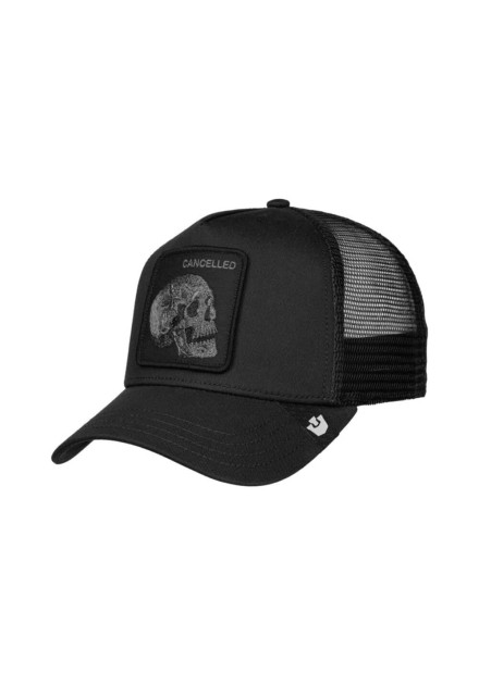Gorra Goorin Tonal Skull Negra Void rejilla negra Gorra Goorin Tonal Skull Negra Void rejilla negra