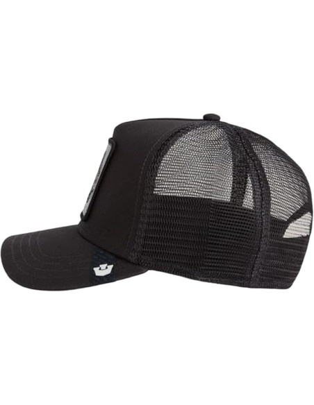 Gorra Goorin Panther Trucker Negra Void rejilla negra
