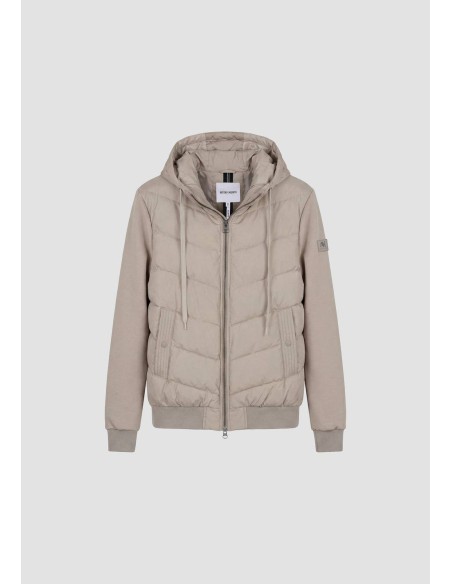 Chaqueta híbrida Antony Morato beige de plumas, vista de producto