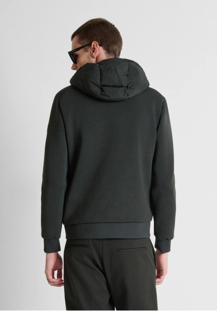 Chaqueta Antony Morato verde oscuro, espalda con capucha Chaqueta Antony Morato verde oscuro, espalda con capucha