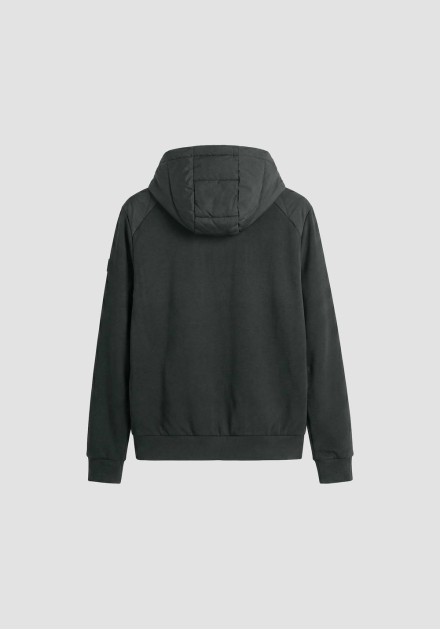 Chaqueta híbrida Antony Morato verde, vista trasera de producto Chaqueta híbrida Antony Morato verde, vista trasera de producto