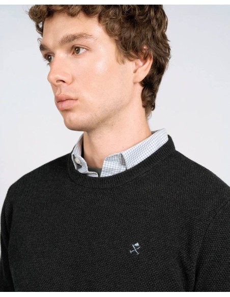 Jersey Chicago negro de Harper and Neyer, vista trasera