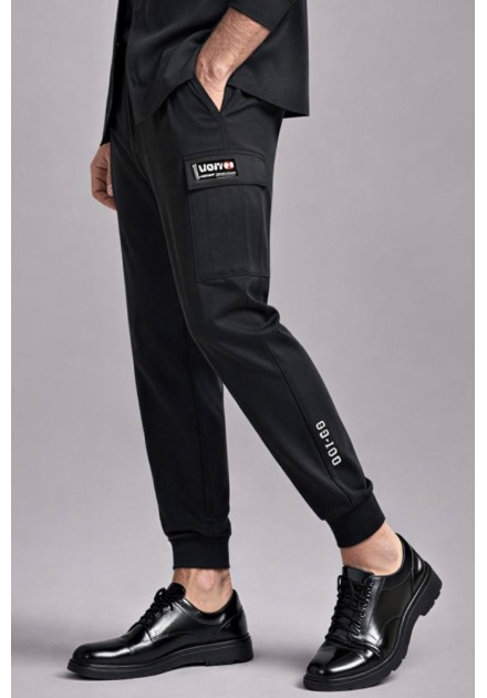 Pantalon Lasal Jogger cargo negro Chic