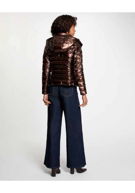 Chaqueta Morgan Gelola marron metalizada Chaqueta Morgan Gelola marron metalizada