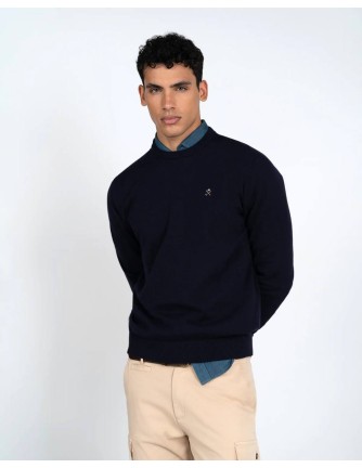 Jersey Harper and Neyer Neck navy Blue