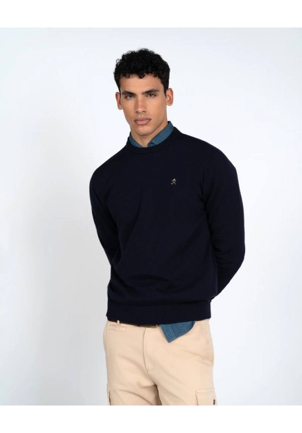 Jersey Harper and Neyer Neck navy Blue