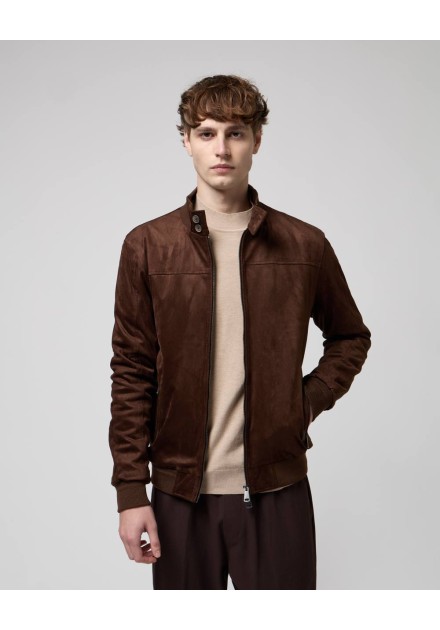 Chaqueta Gianni Lupo marron Nobuk Chaqueta Gianni Lupo marron Nobuk