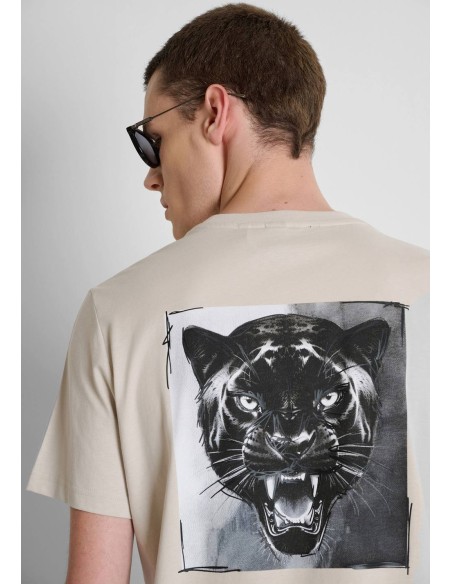 Camiseta Antony Morato beig pantera