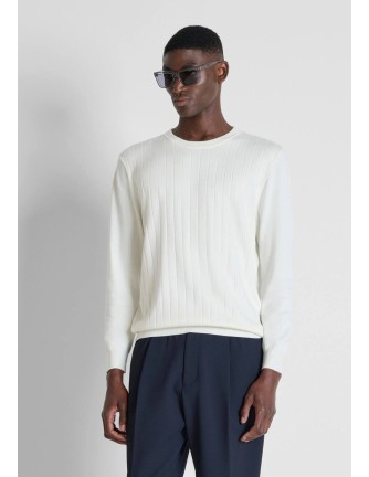 Jersey Antony Morato crema básico de punto