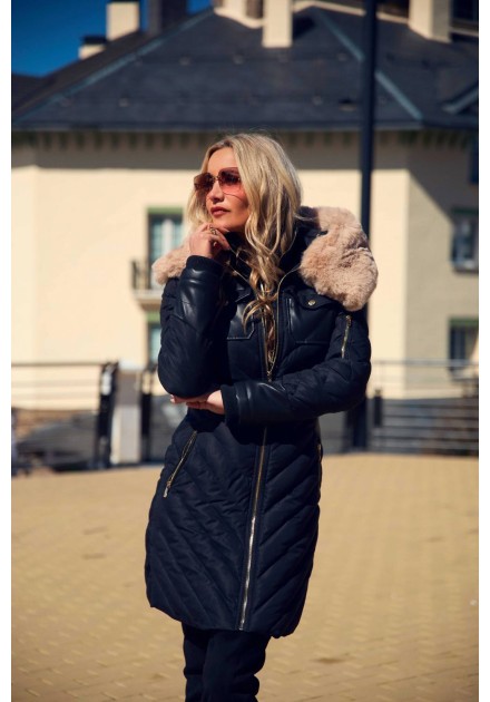 Ropa Camaleónica: abrigo Moraine acolchado largo, cuerpo entero con cremallera Ropa Camaleónica: abrigo Moraine acolchado largo, cuerpo entero con cremallera