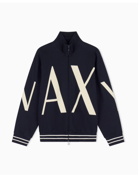 Sudadera Armani Exchange negra - frontal en plano