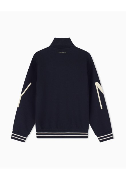 Sudadera Armani Exchange negra - trasera en plano