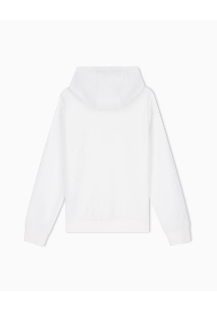 Sudadera Armani Exchange blanca - trasera en plano