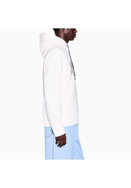 Sudadera Armani Exchange crudo - lateral en modelo
