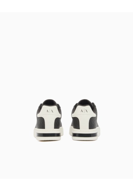 Sneakers Armani Exchange negras - vista del talón Sneakers Armani Exchange negras - vista del talón
