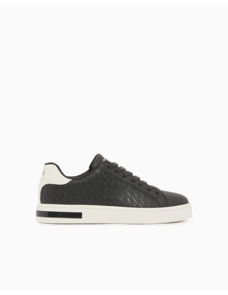 Sneakers Armani Exchange negras - vista lateral