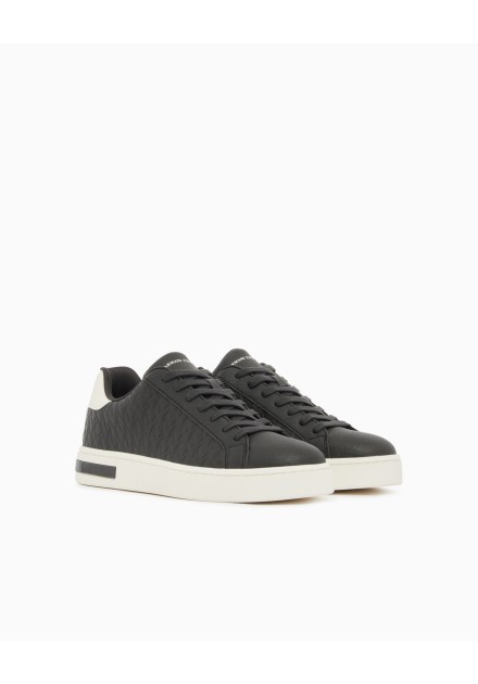 Sneakers Armani Exchange negras - vista tres cuartos del par Sneakers Armani Exchange negras - vista tres cuartos del par