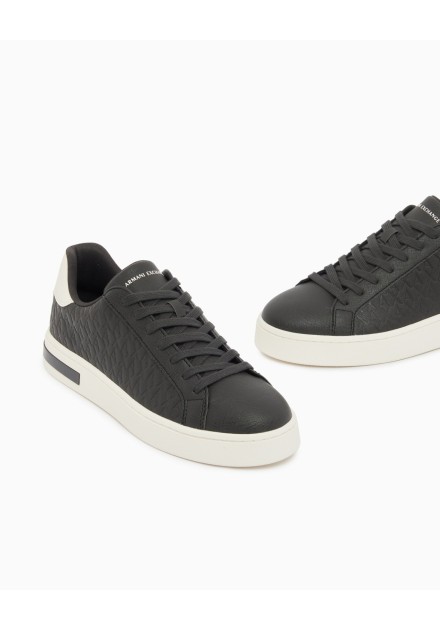 Sneakers Armani Exchange negras - detalle tres cuartos Sneakers Armani Exchange negras - detalle tres cuartos