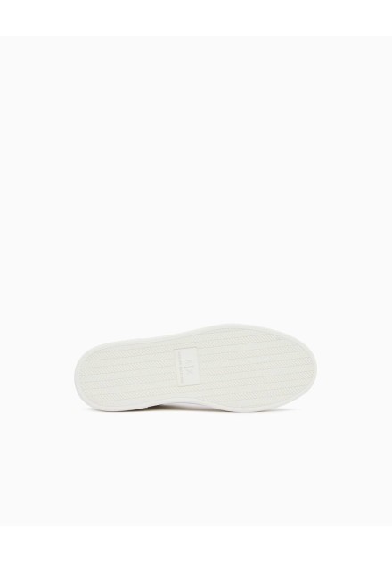 Sneakers Armani Exchange blancas y grises - suela Sneakers Armani Exchange blancas y grises - suela